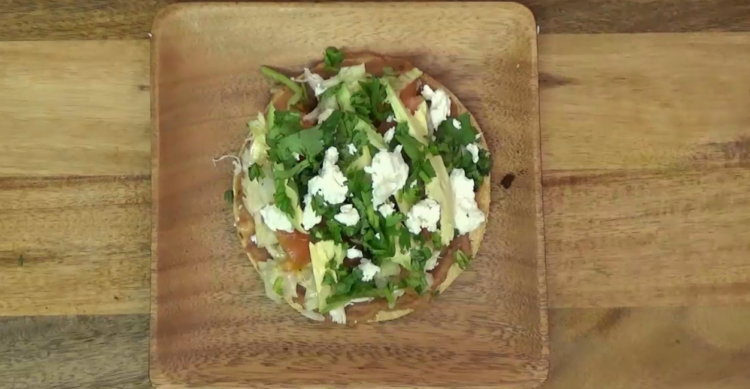 Chicken Tostada
